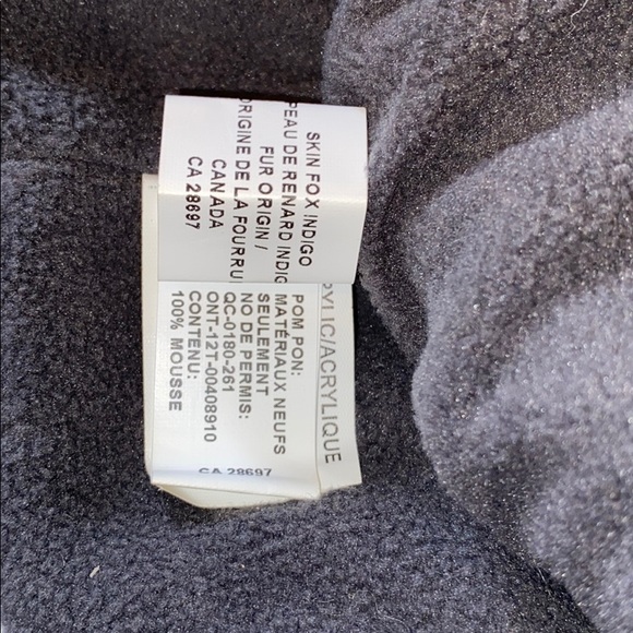 NEW Genuine fox fur,Knit Beanie Hat - Picture 4 of 4